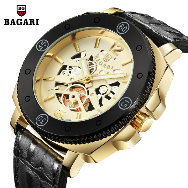 Beautiful Watches BAGARI/Fashion 2018 New Watch Men's mesh with Quartz Watch:  Buy Online at Best Price in UAE - Amazon.ae