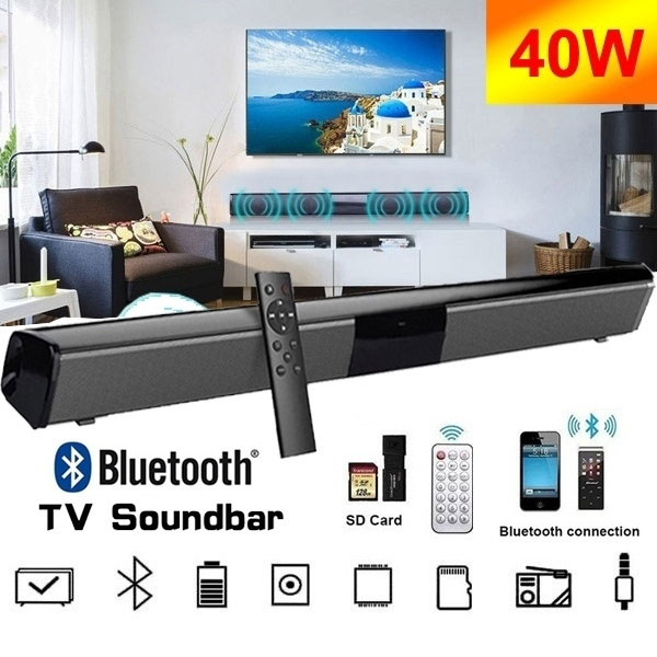 Sound bar, Wireless Bluetooth Soundbars for TV, With Remote Control Wish