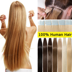 fashion women, Hairpieces, human hair, Extensiones de cabello
