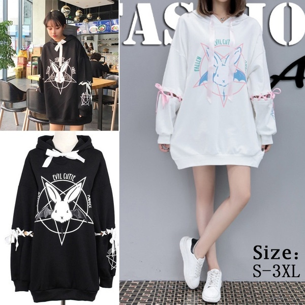 rabbit pentagram hoodie