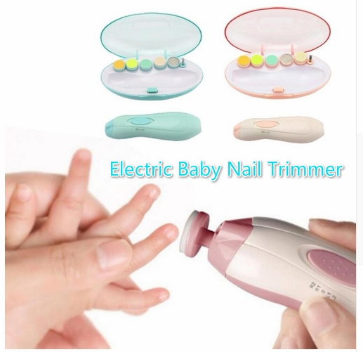 Electric Baby Nail File Clippers Trimmer Toddler Toes Trim Nails Polish  Care Set - Helia Beer Co