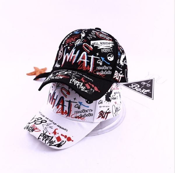 Baseball Cap Graffiti Sun Caps Hip Hop Cap Visor Spring Hat Men