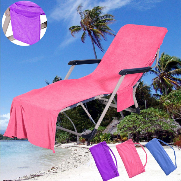 beach chair towels with pockets