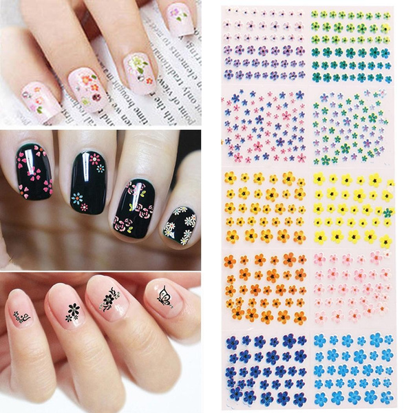 50 Sheets Nail Art Water Transfer Nails Sticker Floer Nails Wraps Wish