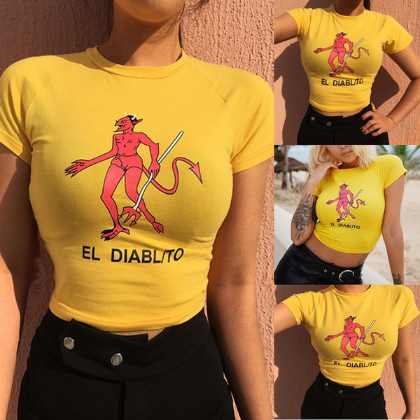 el diablito crop top