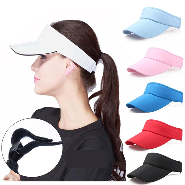 Sun Visor Adjustable Sports Tennis Cap Headband Unisex Hat HY