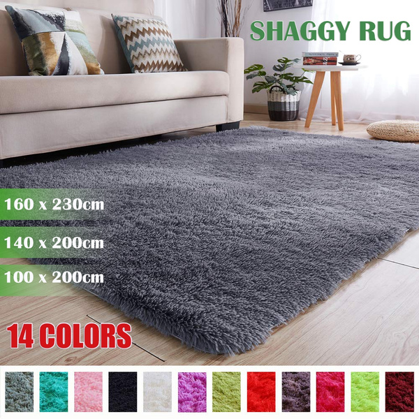 5 3x7 6ft Large Soft Shaggy Rug 14 Colors Anti Skid Carpet Floor Area Rugs Mat For Living Room Bedroom Home Decor Size 1 X 160cm To 160x230cm Wish