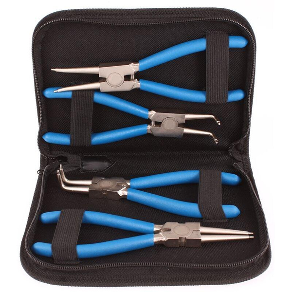 4pcs 7" 175mm Circlip Pliers Set Snap Ring Seeger Ring Circlip Pliers