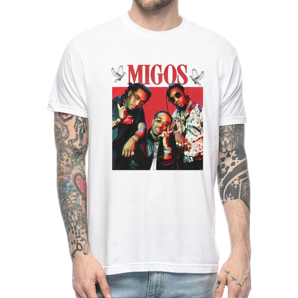 Migos 90s Mens T-shirt Graphic Tee Short Men Tops XXXL | Wish