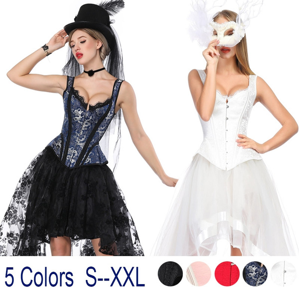 halloween black corset dress