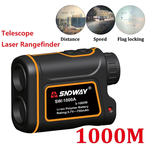 Telescope Laser Rangefinder 1000m Laser Distance Meter 7X Monocular ...