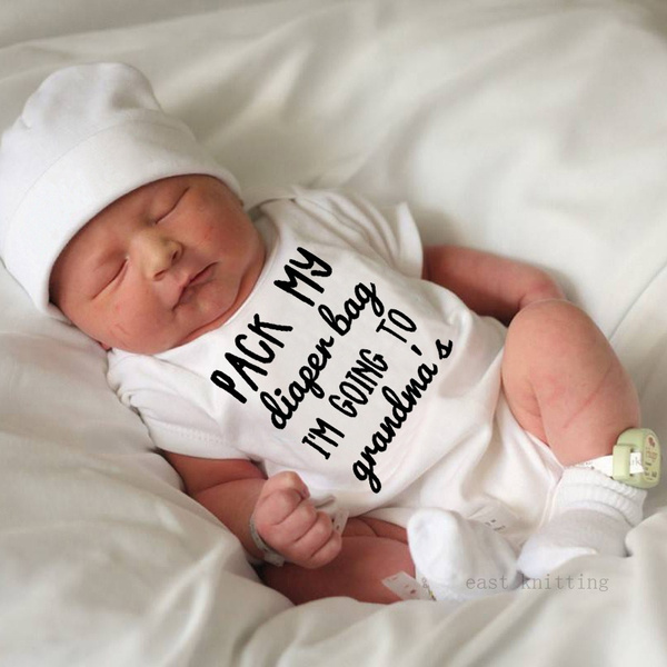 Funny newborn baby on sale clothes