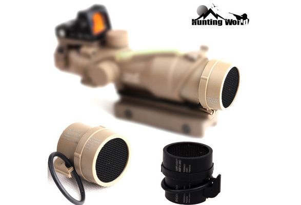 Anti-Reflection Device Lens Cover Protector 40mm Durable Plastic Anti-reflection Sunshade Protective Cover for Trijicon SRS DR 1-4X Scope 