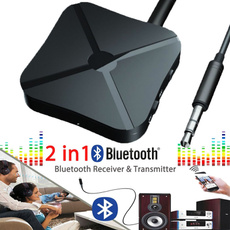  2 IN 1 Bluetooth 4.2 Receiver and Transmitter Bluetooth Wireless Adapter Audio With 3.5MM AUX Audio For Home TV MP3 PC(100/200batterymAh)
