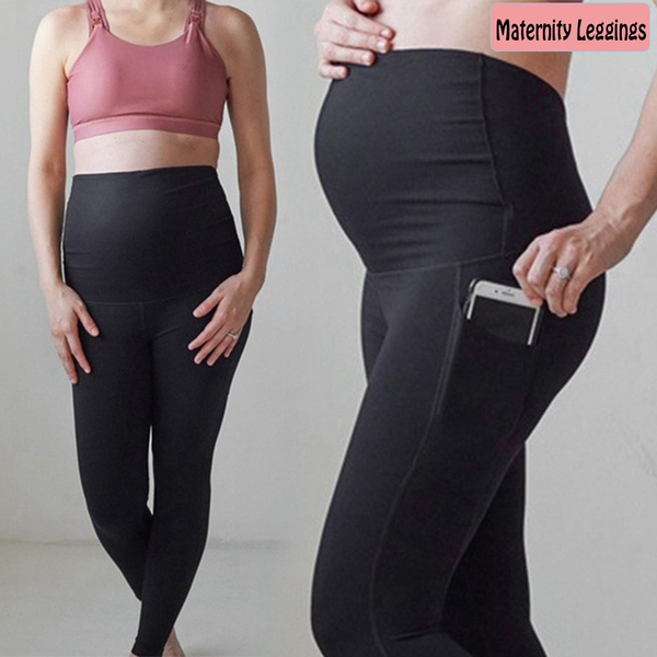 Melange Grey Sporty Maternity Leggings – HotMommyAndMe