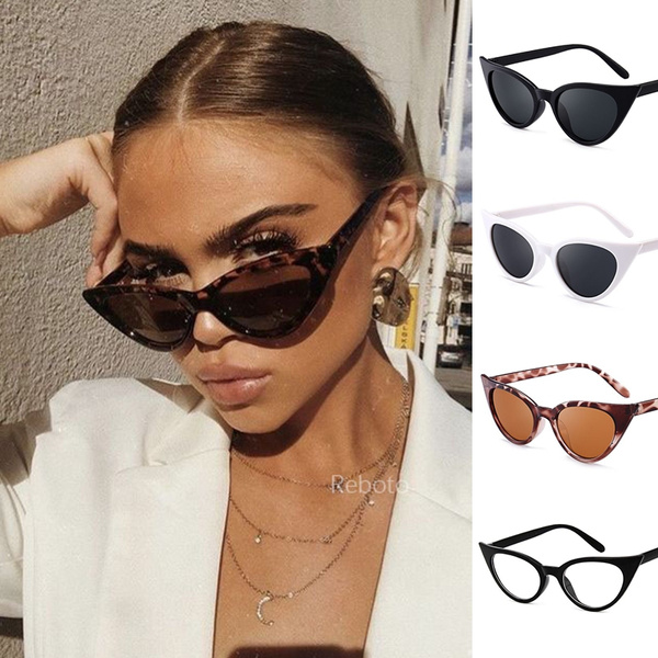Sun Glasses Women Triangle, Cat Eye Triangle Sunglasses