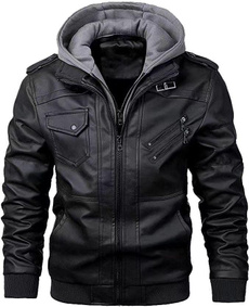 leatherjacketformen, 야외, Coat, leather