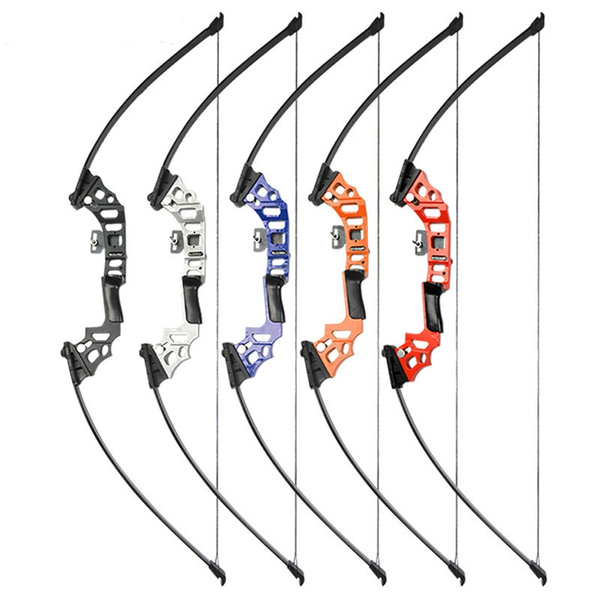1 Pc 40 lbs Straight Pull Bowfishing Bow Shot Recurve Bow Movement