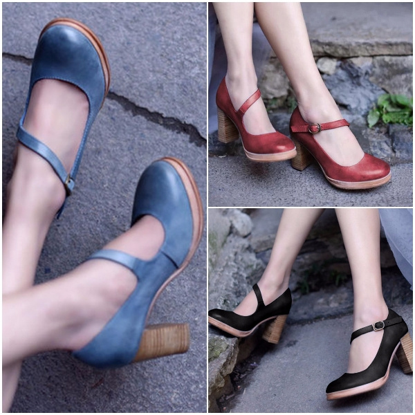 cute short heel shoes