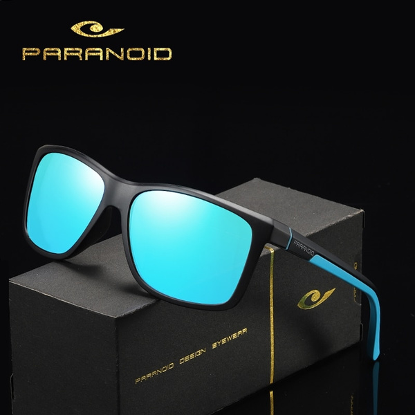 PARANOID Brand Design Polarized Black Sunglasses Men Driving