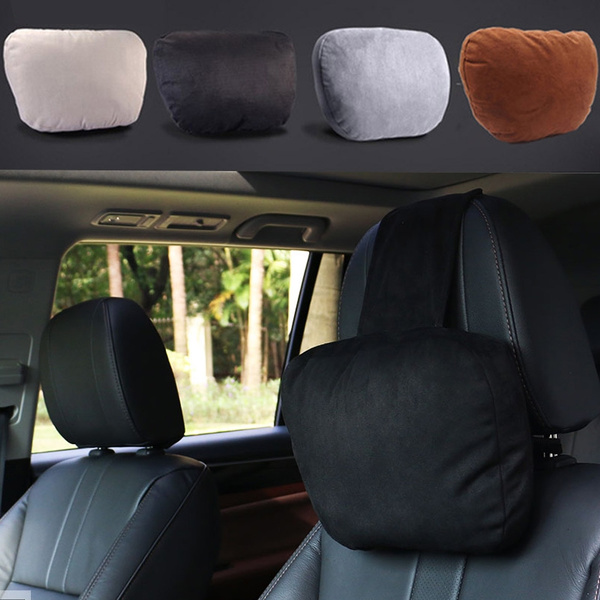 Car Lumbar Support Headrest Neck Pillow Support Universal Soft