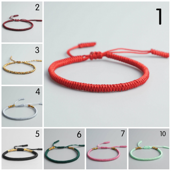 Diy tibetan hot sale knot bracelet