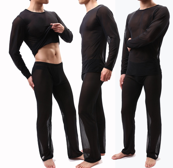 Men, Mesh Tops Pants HomeWear for men 