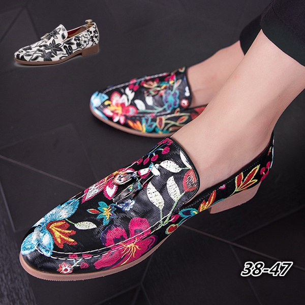 floral mens dress shoes
