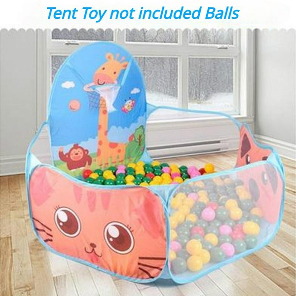 Foldable Ball Pool Kids Tent House Play Toy Children Birthday Gift(not ...