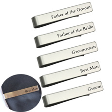 Steel, Stainless Steel, Tie Clips, decoration
