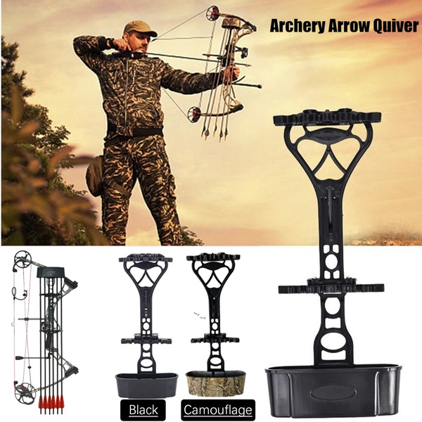 Universal 6 Arrow Quiver Compound Bow Quiver Archery Shooting Accessory
