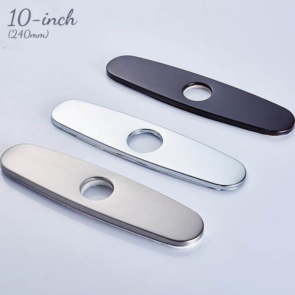 10" Kitchen Sink Faucet Hole Cover Deck Plate Escutcheon Cover Unused Mount Hole 10" Kitchen Sink Faucet Hole Cover Deck Plate Escutcheon Cover Unused Mount Hole