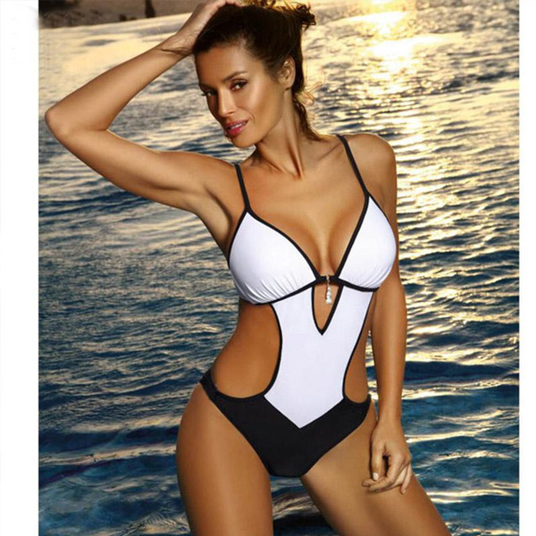 one piece thong bathing suits plus size