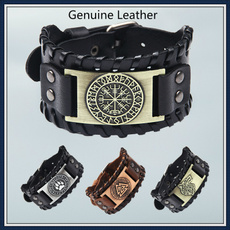 wristbandbracelet, men accessories, punk, genuine leather