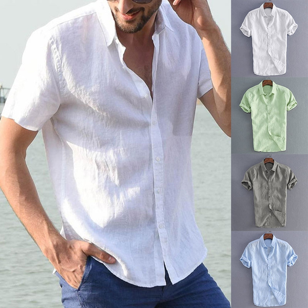 Fashion Men's Breathable Summer T Shirts Tops Clothing Casual Slim