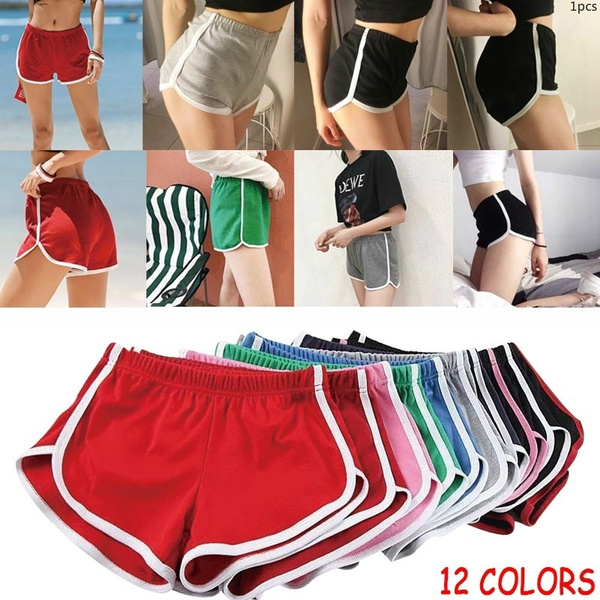 12colors Women Women Girls Summer Skinny Workout Shorts Pants Skinny Shorts  1pcs