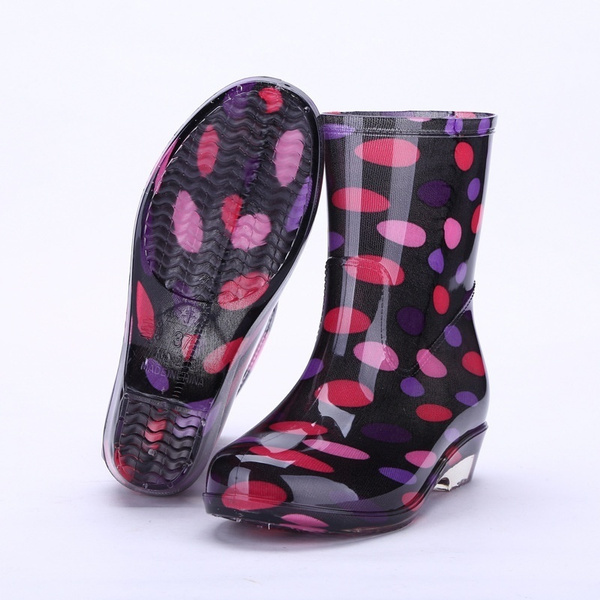 ankle wellies with bow