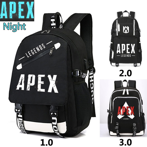 APEX LEGENDS Backpack School Bag Kids Boys Students Cavas Bag Logo Luminous Bags 