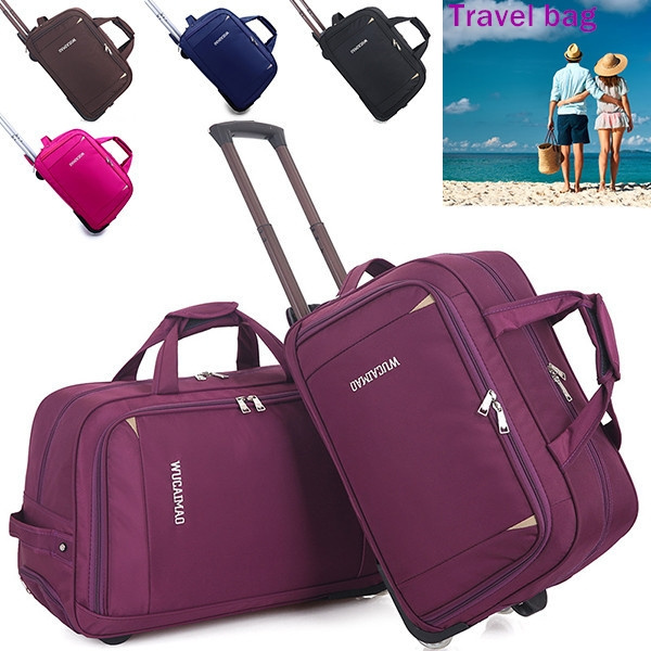 Trolley Rolling Suitcase Fashion Waterproof Luggage Bag Travel Bags