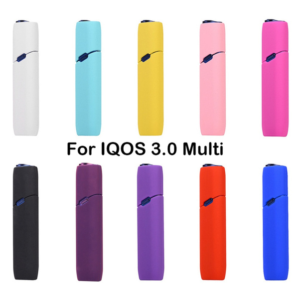 New Sleeve Wrap Dust Proof Slim Back Silicone Case IQOS 3.0 multi Cover  Protective Skin