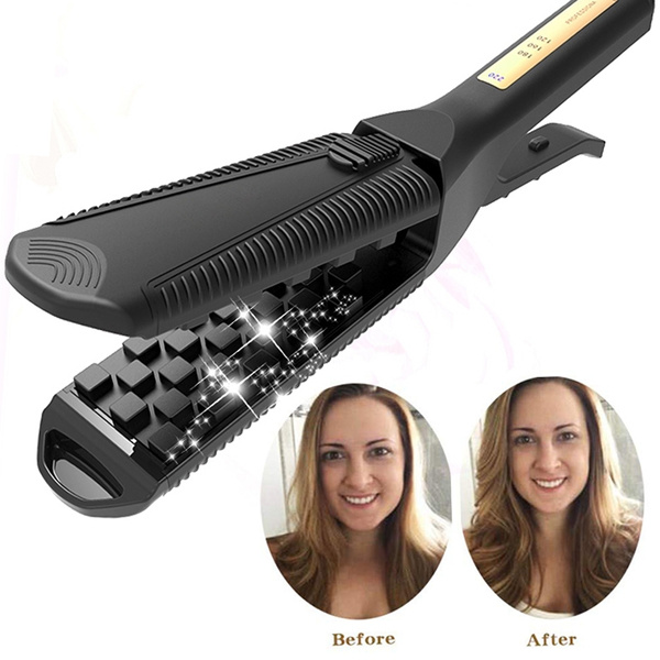 Hair Straightener Curling Tone Crimping Ceramic Crimper and Natural ...