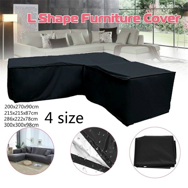 Waterproof L Shaped Corner Outdoor, L Shaped Outdoor Furniture Cover