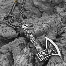 Goth, vikingnecklace, vikingsnecklace, Stainless Steel
