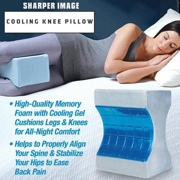 1 x Comfort Cooling Knee Pillow Foam Memory Leg Support Back