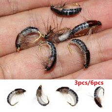 fishingbait, tubefly, larva, flybait