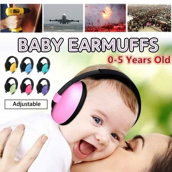 Kids childs baby ear muff defenders noise reduction comfort festival protect 0U 