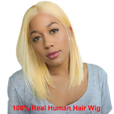 wig, shorthumanhairwig, blondehumanhairwig, lacefronthumanhairwig