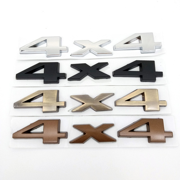 4X4 Logo Emblem Badge Trunk Fender Sticker car Badge Emblem Car sticker