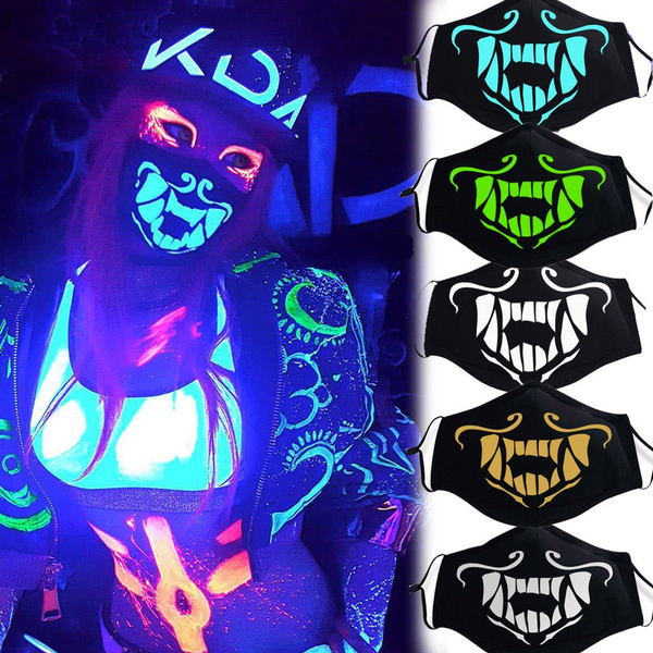 League of Legends K/DA Kda Akali Cosplay S8 Face Mask Night Lights | Wish