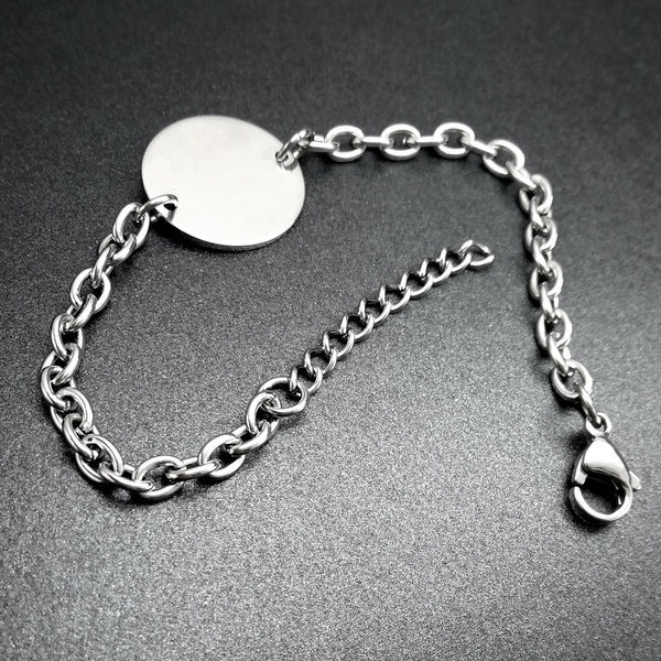 Stainless Steel Bracelet For Women Adjustable Link Anklet_voghion.com